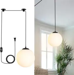 10" Plug in Black Globe… — Photo 1