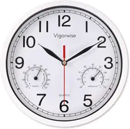 8 Inch White Wall Clock… — Photo 1