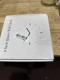8 Inch White Wall Clock… — Photo 3