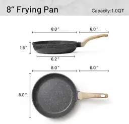 CAROTE Nonstick Frying Pan, 8… — Photo 2