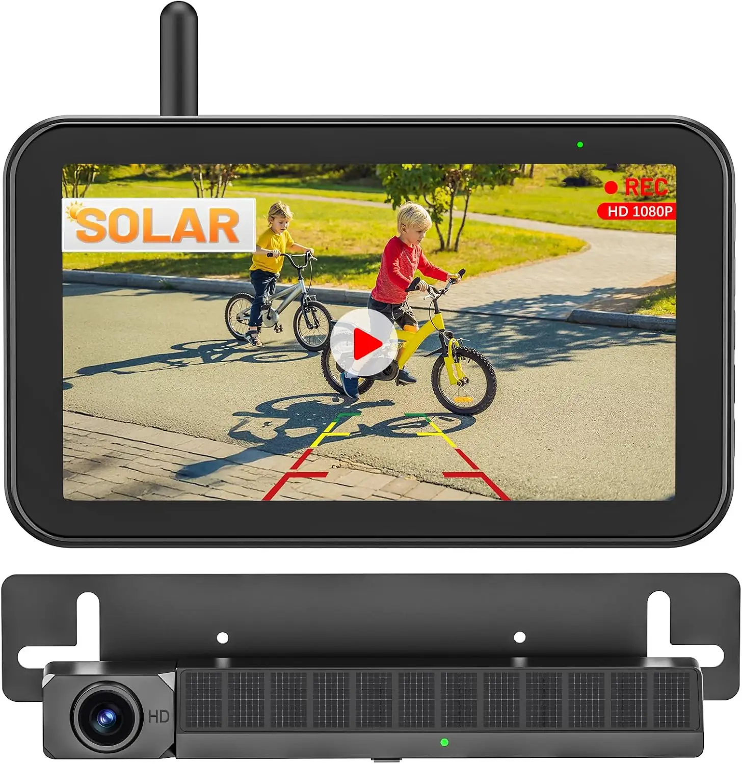 Solar Wireless Backup Camera, 5"… — Photo 1
