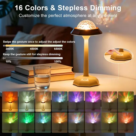 Rechargeable Table Lamp with Remote,… — Photo 2
