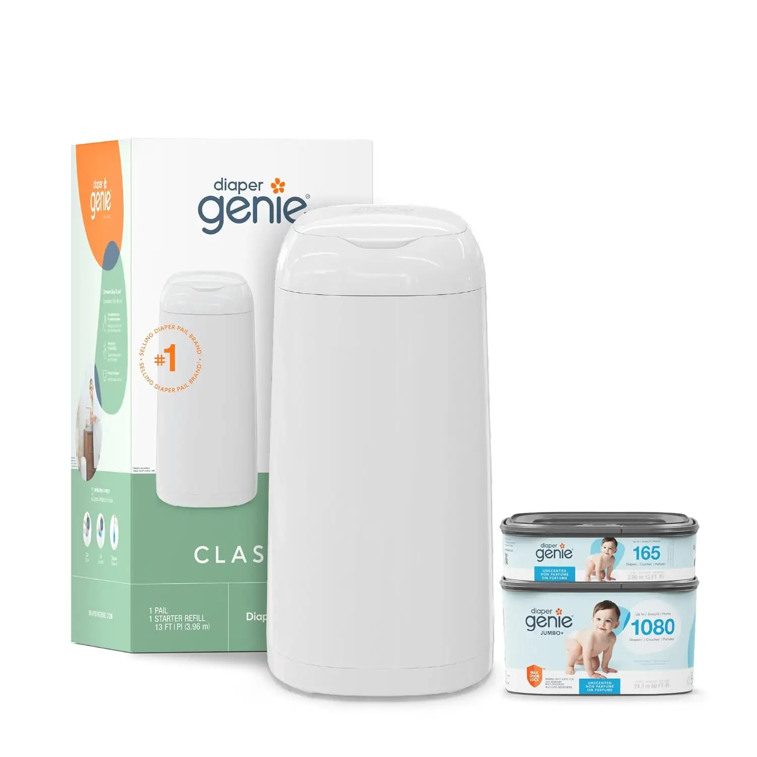 Diaper Genie Classic Diaper Pail… — Photo 1
