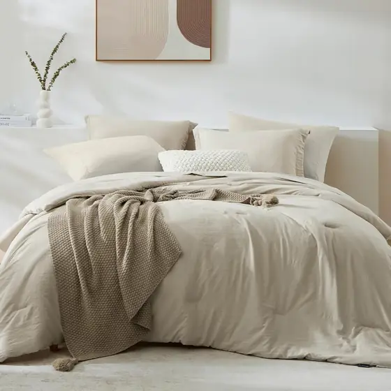 Queen Comforter Set-7 Pieces Soft… — Photo 1