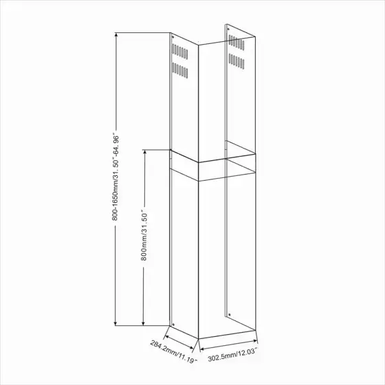 Stainless Steel Chimney Extension for… — Photo 2