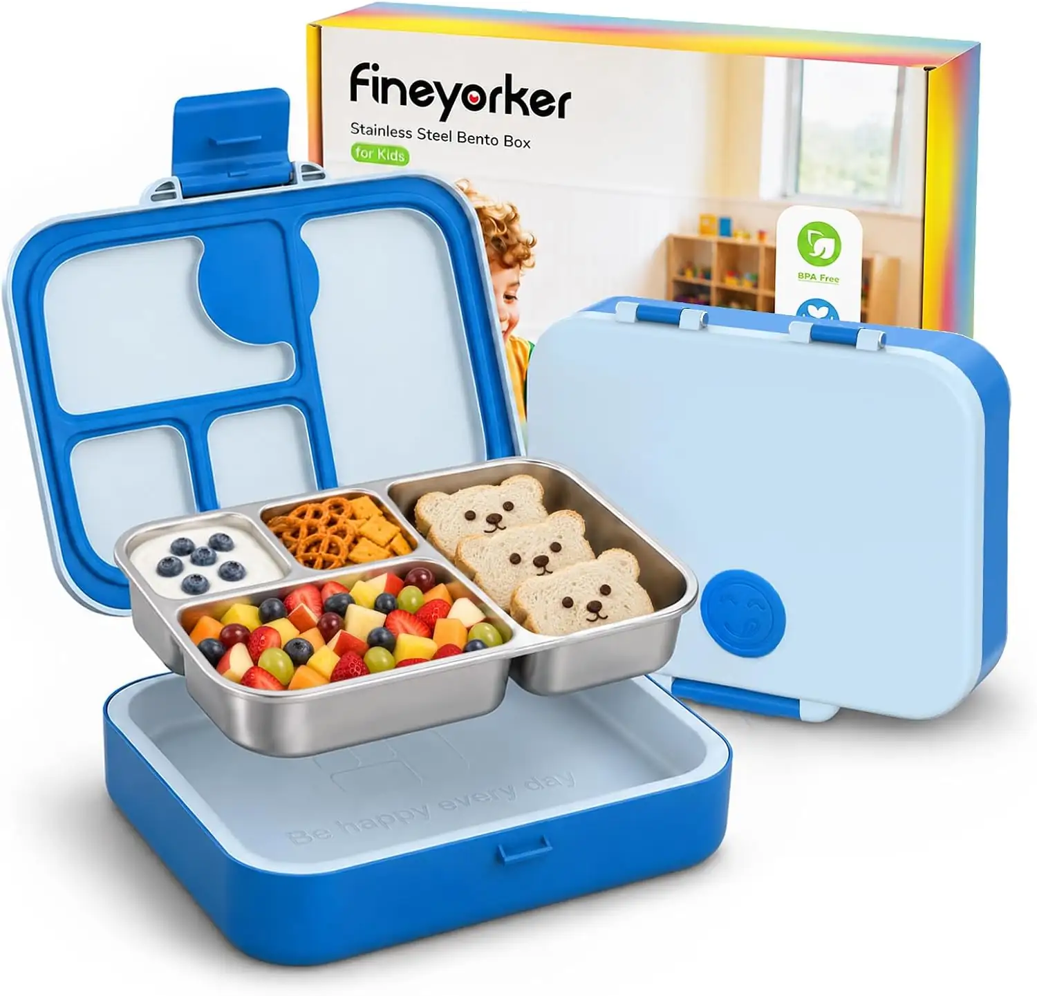 Kids Stainless Steel Bento Lunch… — Photo 1