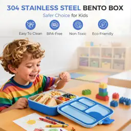 Kids Stainless Steel Bento Lunch… — Photo 2