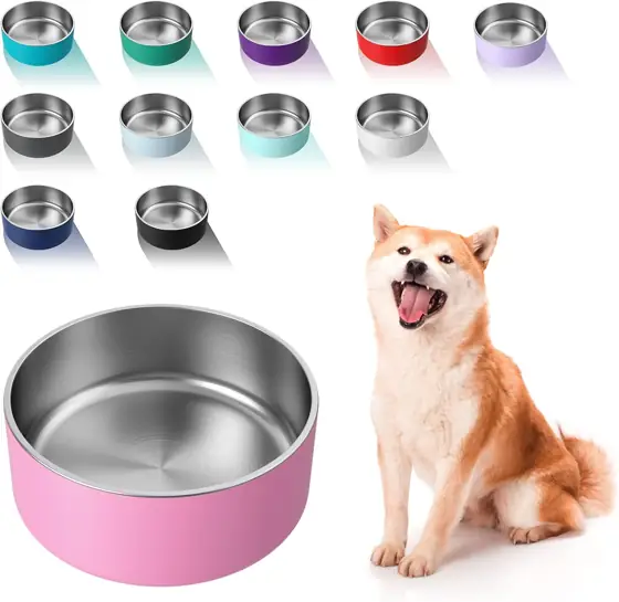 WENBOKMIN Dog Bowl, Stainless Steel… — Photo 1