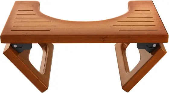 AmazerBath 7-Inch Bamboo Toilet Stool… — Photo 1
