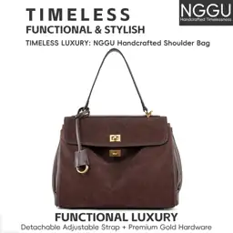 Suede & Leather Tote Bag… — Photo 2