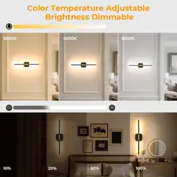 Battery Operated Wall Sconces 360… — Photo 2