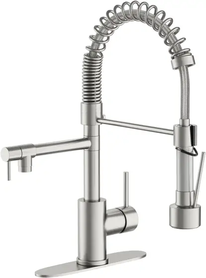 Dual Spout Kitchen Faucet, Pot… — Photo 1