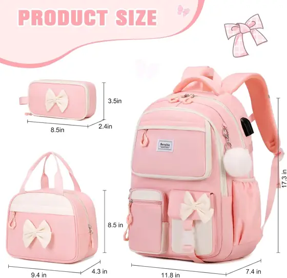 Bevalsa Backpack for Girls, Cute… — Photo 2