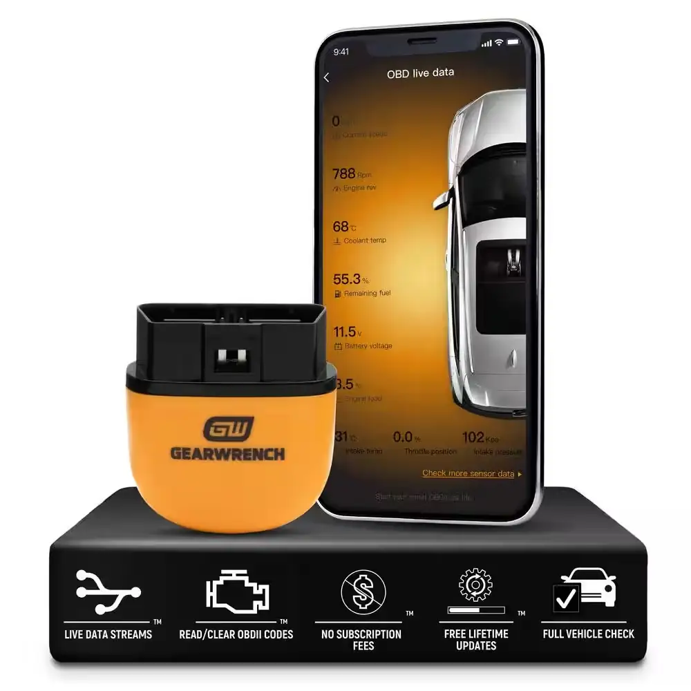 OBD2 Bluetooth Diagnostic Tester with… — Photo 1