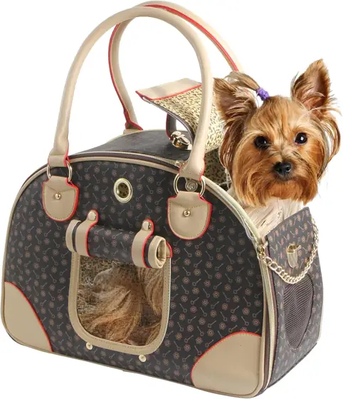 Dog Carrier PU Leather Handbag,… — Photo 1