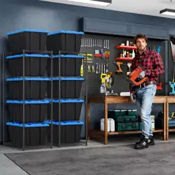 BestOffice 5-Tier Tote Storage Rack,… — Photo 2