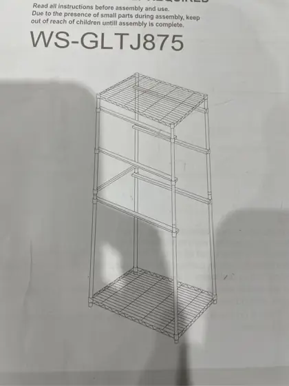 BestOffice 5-Tier Tote Storage Rack,… — Photo 5