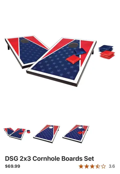 Dsg cornhole set — Photo 1