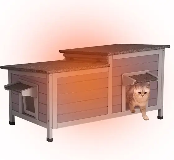 Aivituvin Outdoor Cat House Weatherproof… — Photo 1