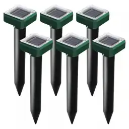 Solar Powered Ultrasonic Repellent Spikes… — Photo 1