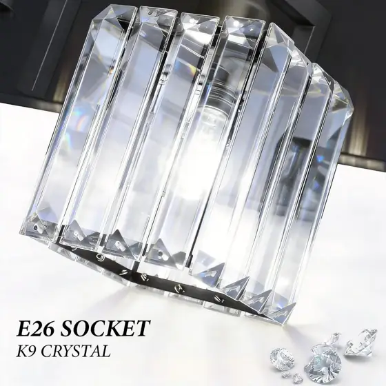 Black Crystal 4-Light Bathroom Vanity… — Photo 2