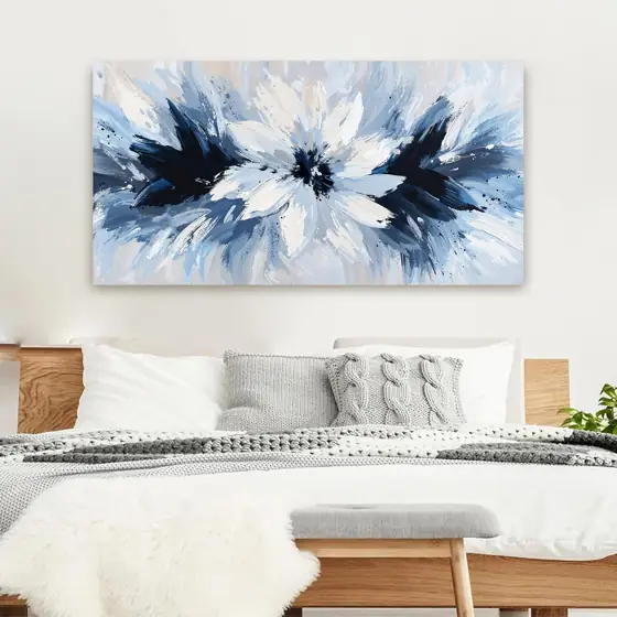 Canvas White Flower Wall Art… — Photo 2