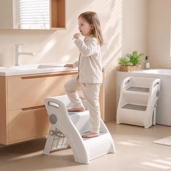 Foldable Toddler Step Stool for… — Photo 1