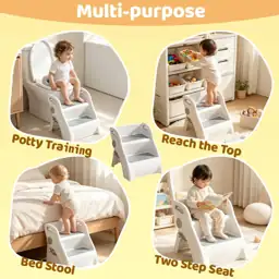 Foldable Toddler Step Stool for… — Photo 2