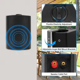 Herdio 5.25" 600W Indoor/Outdoor Waterproof… — Photo 2