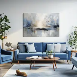 XRZ Abstract Wall Art Blue… — Photo 2
