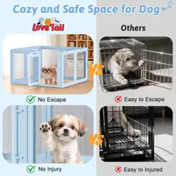 Acrylic Dog Playpen Indoor, 30.3"… — Photo 2