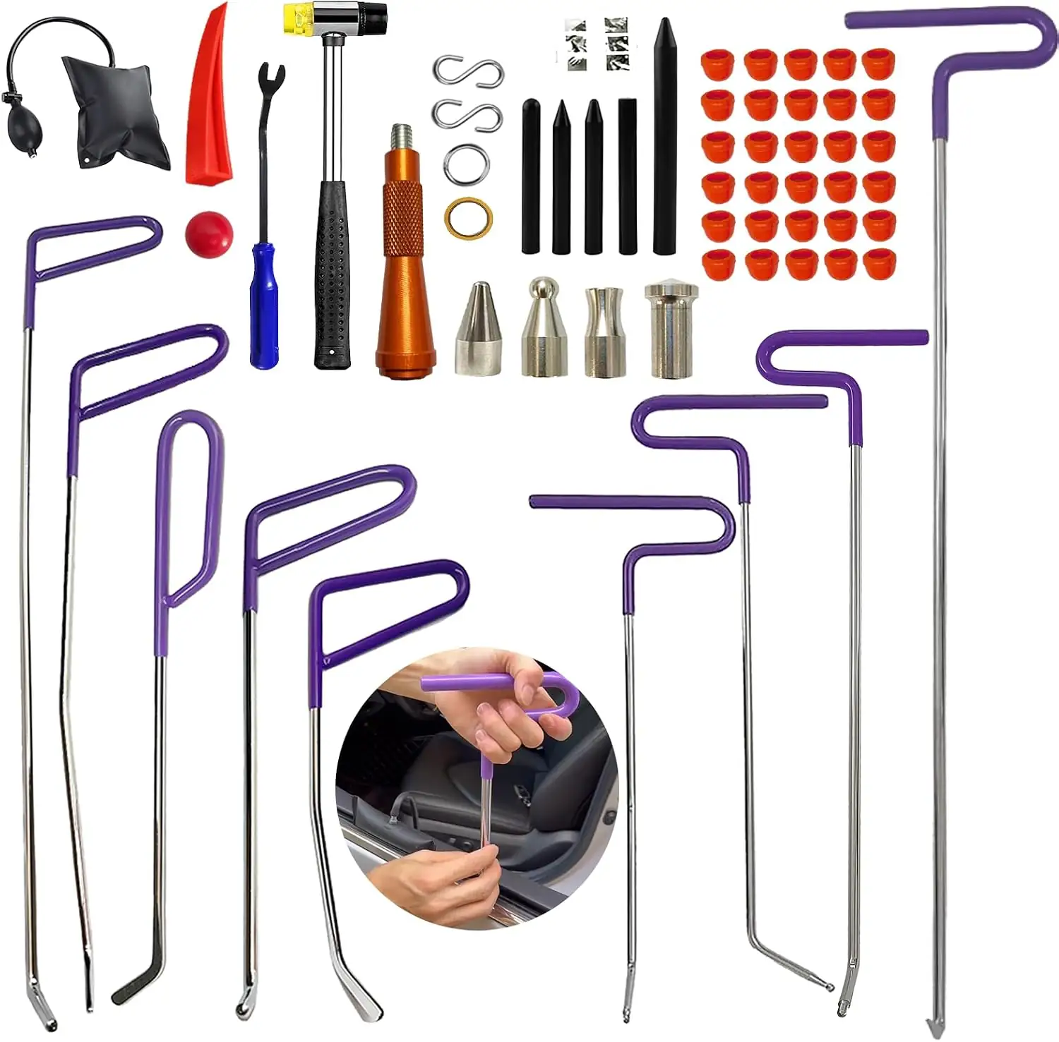59pcs Paintless Dent Repair Rods… — Photo 1