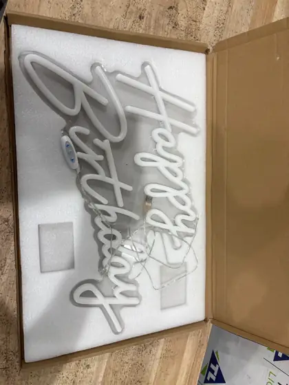 Happy birthday led sign — Photo 1