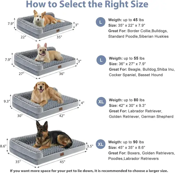 BFPETHOME Orthopedic Washable Dog Bed,… — Photo 2