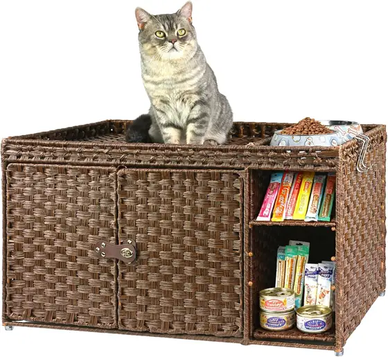 Cat Litter Box Enclosure Furniture,… — Photo 1