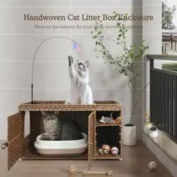 Cat Litter Box Enclosure Furniture,… — Photo 2