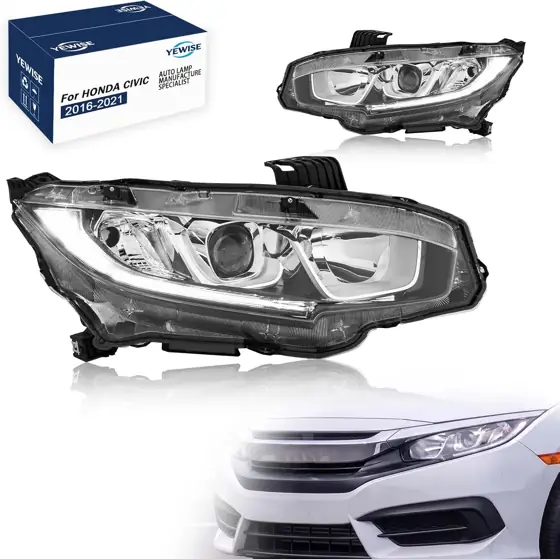 Pair Headlight Assembly Fit for… — Photo 1