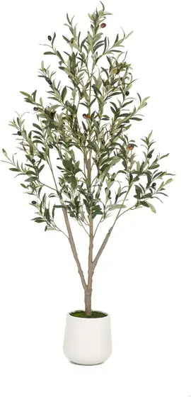 VIVATREES 5ft Artificial Olive Tree… — Photo 1