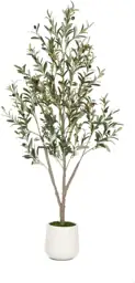 VIVATREES 5ft Artificial Olive Tree… — Photo 1