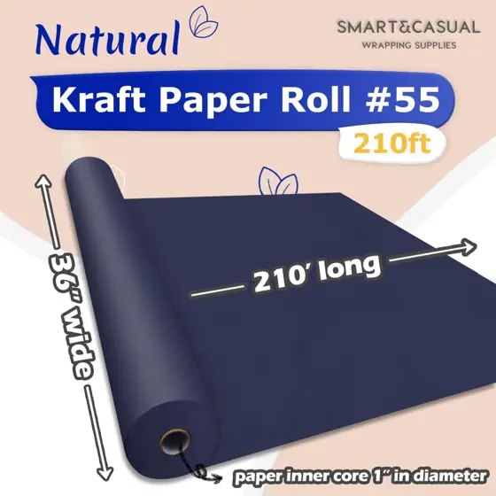 SMART&CASUAL 36" x 210' Navy… — Photo 2