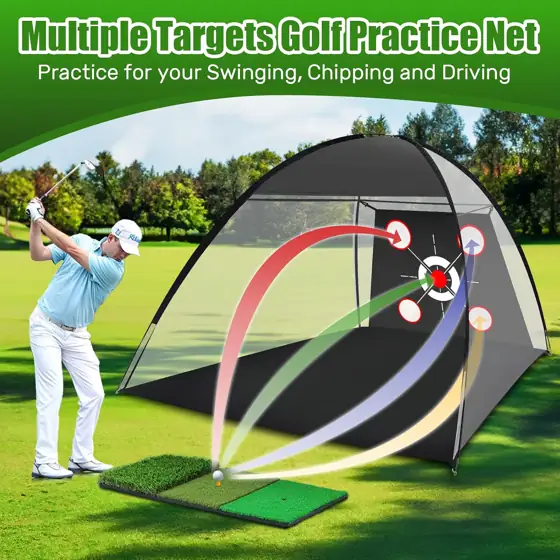 Golf Net with Practice Mat… — Photo 2