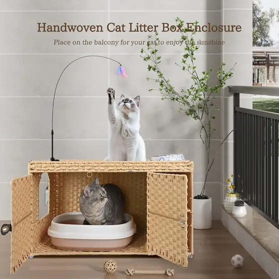 Cat Litter Box Enclosure Furniture,… — Photo 2