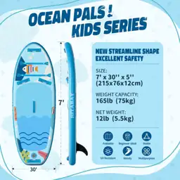 Kids SUP Paddle Board with… — Photo 2