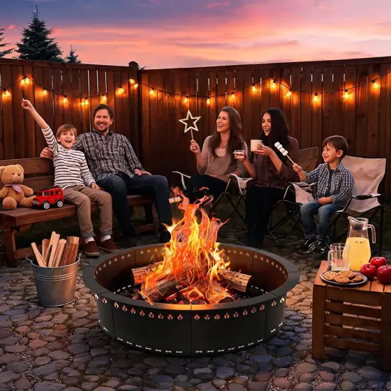 BigXwell Smokeless Fire Pit Ring… — Photo 2
