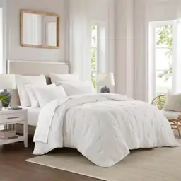 Breeze 3-Piece White Cotton King… — Photo 1