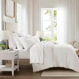 Breeze 3-Piece White Cotton King… — Photo 2