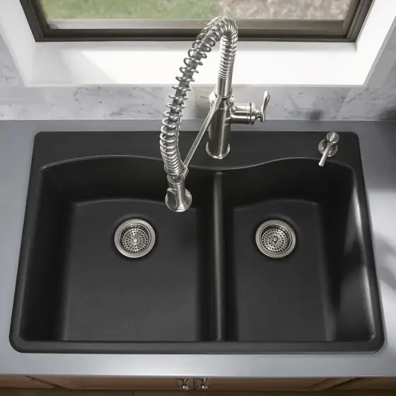 KOHLER Duostrainer 3.5-in Vibrant Stainless… — Photo 1