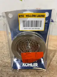 KOHLER Duostrainer 3.5-in Vibrant Stainless… — Photo 3