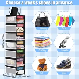 2Pcs Weekly Clothes Organizer 7shelf… — Photo 2