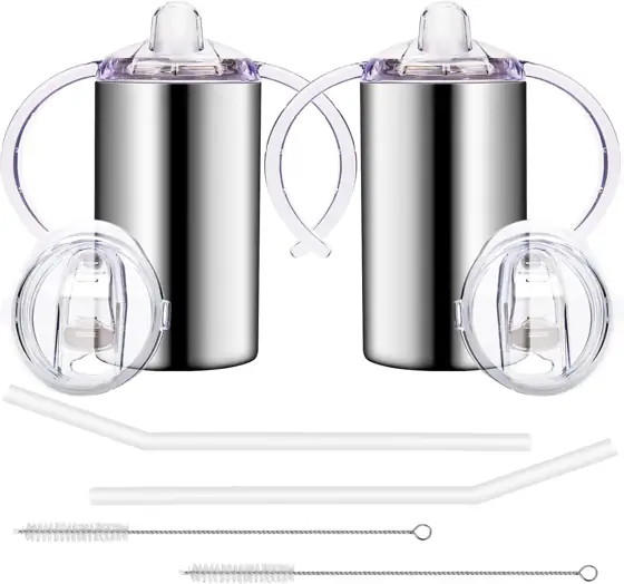 12oz Stainless Steel Sippy Cups… — Photo 1